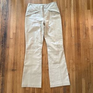 Caché 100% lamb skin leather pants